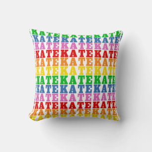 Rainbow Kate Cushion