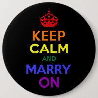 Rainbow Keep Calm and Marry On