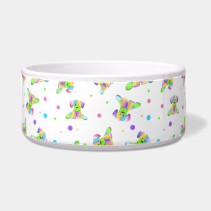 rainbow kids dog puppy polka dot bright fun colour
