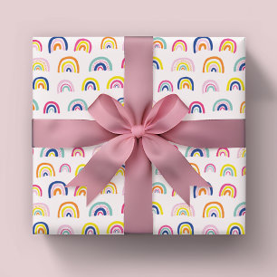 Rainbow Kids pattern Wrapping Paper
