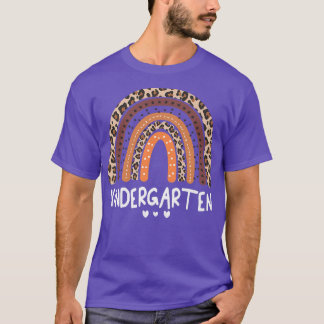 Rainbow Kindergarten Back To School Teacher First T-Shirt
