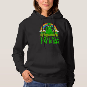 Rainbow Kiss Me I'm Irish Siamese Cat St Patrick's Hoodie