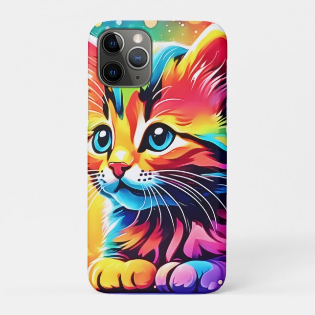 Rainbow Kitten Dream Case-Mate iPhone Case (Back)