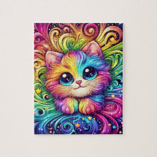 Rainbow kitten puzzle