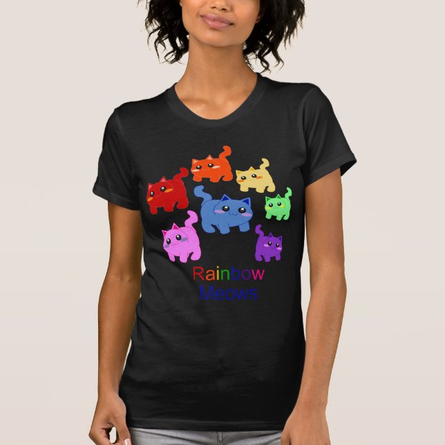 Rainbow kittens! T-Shirt (Front)
