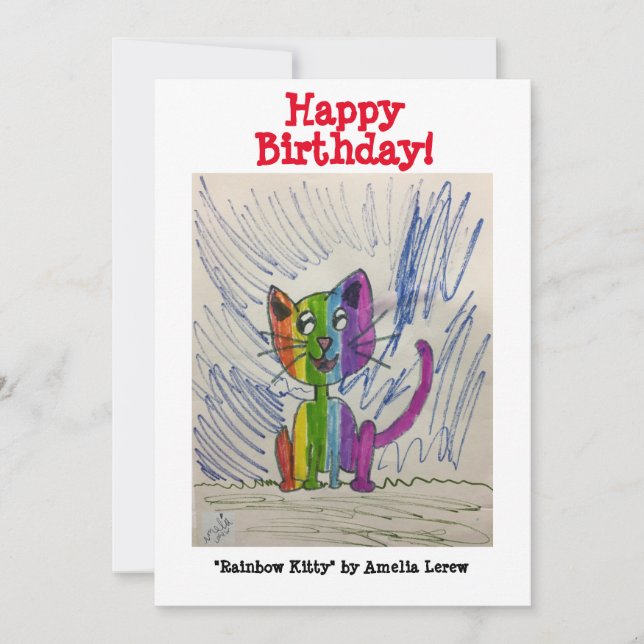 Rainbow Kitty #220101 Card (Front)