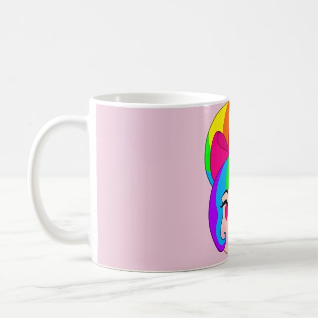 Rainbow Kitty Mug (Left)