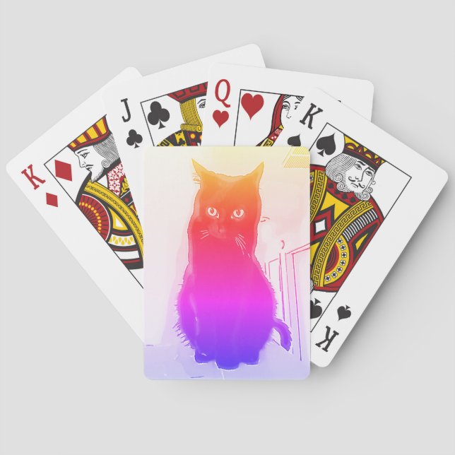 Rainbow Kitty playing cards (Back)