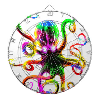 Rainbow Kraken Glow Dartboard