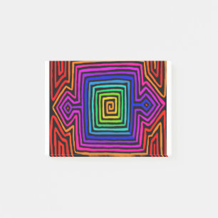 Rainbow Kuna Indian Mola Post-it Notes