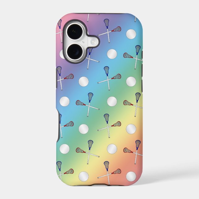 Rainbow lacrosse pattern (Back)