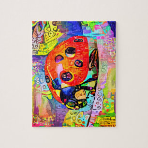 Rainbow Ladybug Jigsaw Puzzle