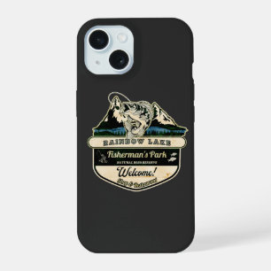 RAINBOW LAKE FISHERMAN'S PARK - FISHING LOVER iPhone 15 CASE