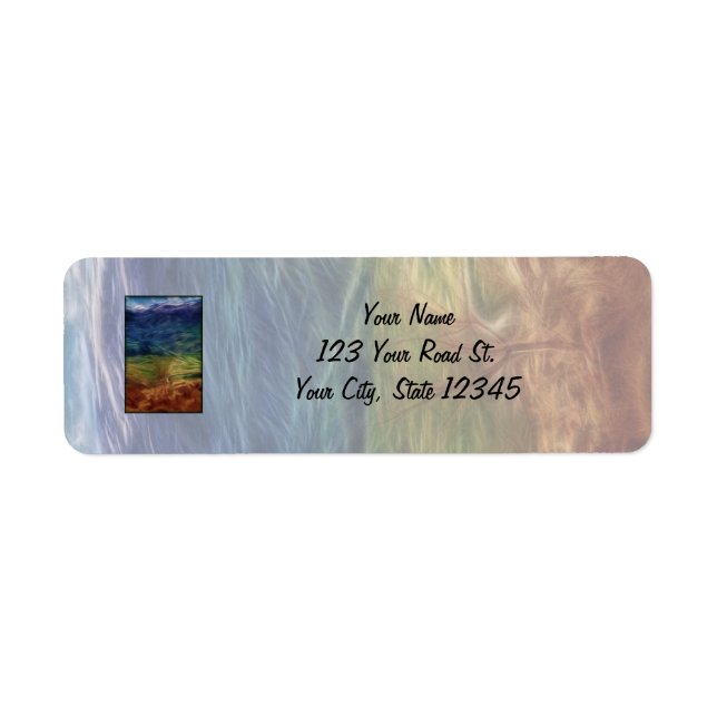 Rainbow Landscape Return Address Label (Front)
