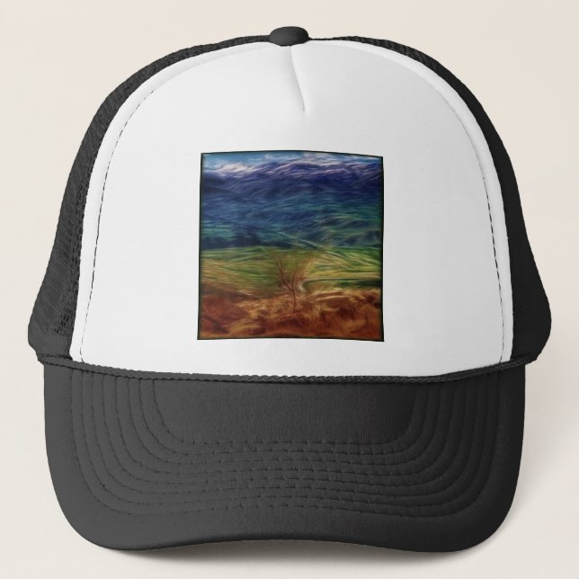 Rainbow Landscape Trucker Hat (Front)