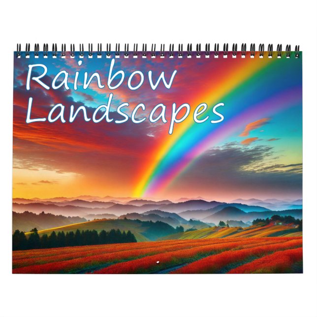 Rainbow Landscapes Calendar (Cover)