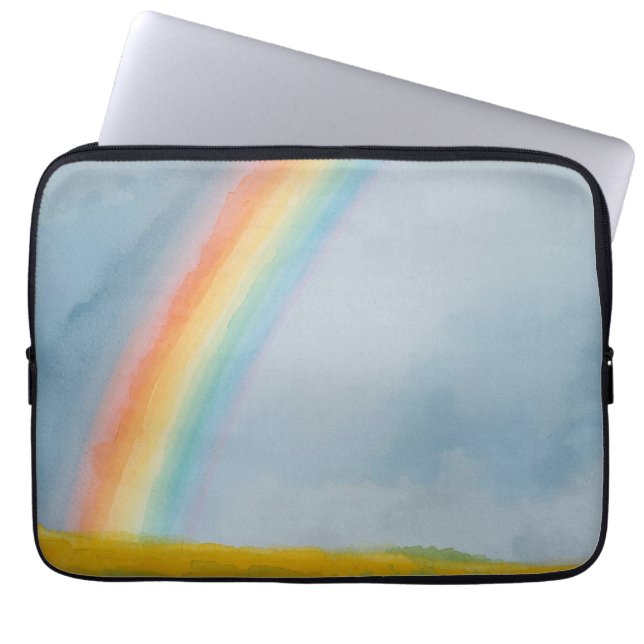 Rainbow  laptop sleeve (Front)