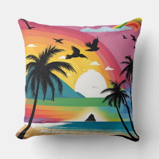 Rainbow Large Cushion