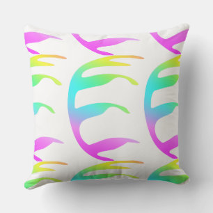 Rainbow Leaf Cushion