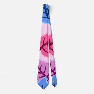 rainbow leaves tie