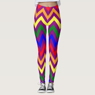Rainbow Leggings, Colourful Leggings for Women