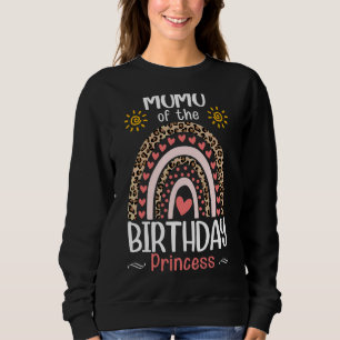Rainbow Leopard Momo Of The Birthday Princess Moth Sweatshirt