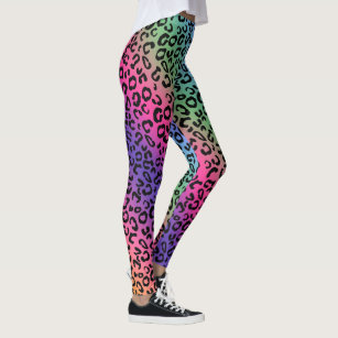 Rainbow Animal Print Leggings \u0026 Tights 