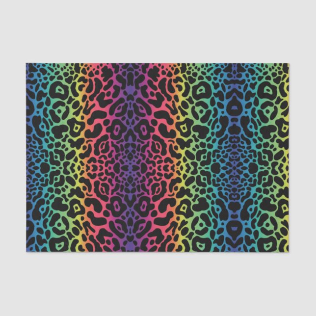 Rainbow Leopard Tissue Paper (Front)