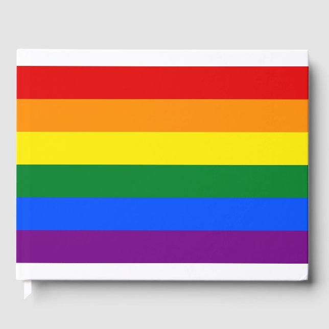 Rainbow (LGBT) Flag Guest Book (Front)