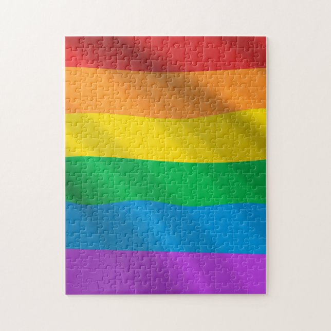 Rainbow LGBT Flag Jigsaw Puzzle – Pride Puzzle  (Vertical)