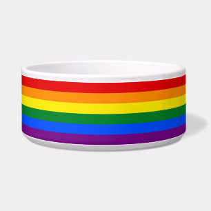 Rainbow LGBT Flag Pet Bowl