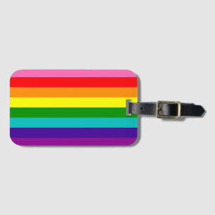 Rainbow LGBT gay flag Luggage Tag