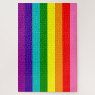 Rainbow LGBT gay flag Puzzle