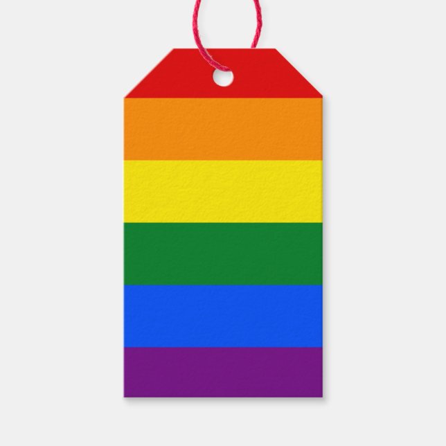 Rainbow (LGBT) Gift Tags (Front)