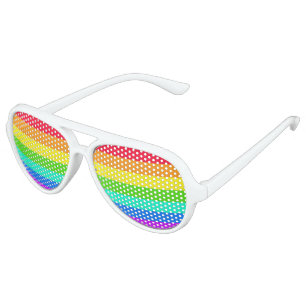 Rainbow LGBT Pride  Adult Aviator Aviator Sunglasses