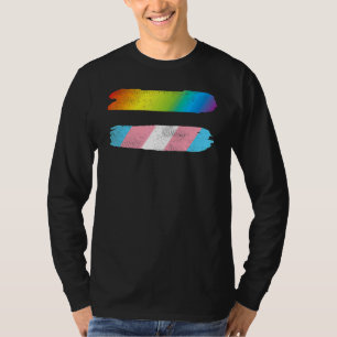 Rainbow Lgbt Transgender Equal Sign Trans Rights P T-Shirt