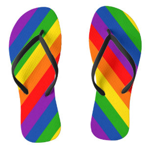 Rainbow LGBTQ+ Pride Flag, Gay Pride Colours Thongs