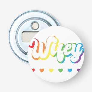 Rainbow LGBTQIA Lesbian Gay Support Bottle Opener
