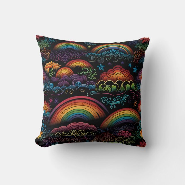 Rainbow LGBYQ Design Cushion (Front)