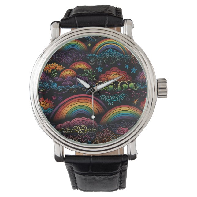 Rainbow LGBYQ Design Watch (Front)