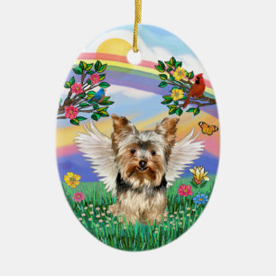 Rainbow Life - Yorkshire Terrier #17 Ceramic Ornament