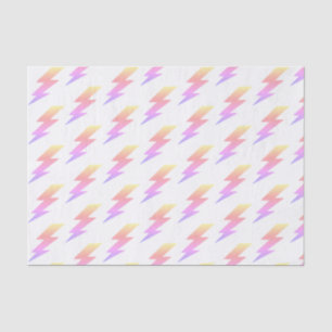 Rainbow Lightning Bolt Tissue Paper