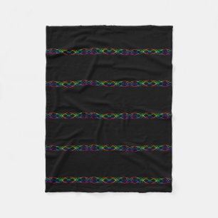 Rainbow Lights Fleece Blanket