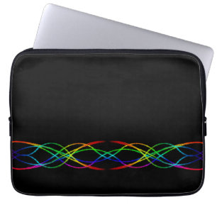 Rainbow Lights Laptop Sleeve