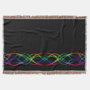 Rainbow Lights Throw Blanket