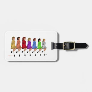 Rainbow Line Luggage Tag