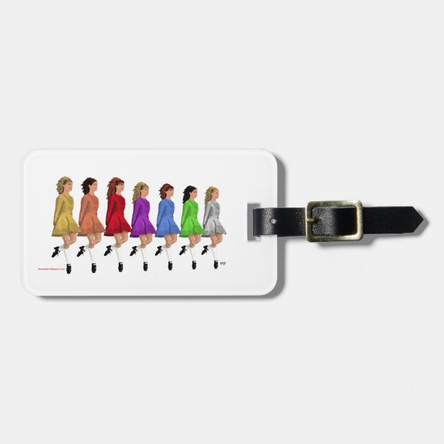 Rainbow Line Luggage Tag (Front Horizontal)