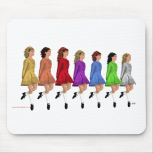 Rainbow Line Mouse Pad
