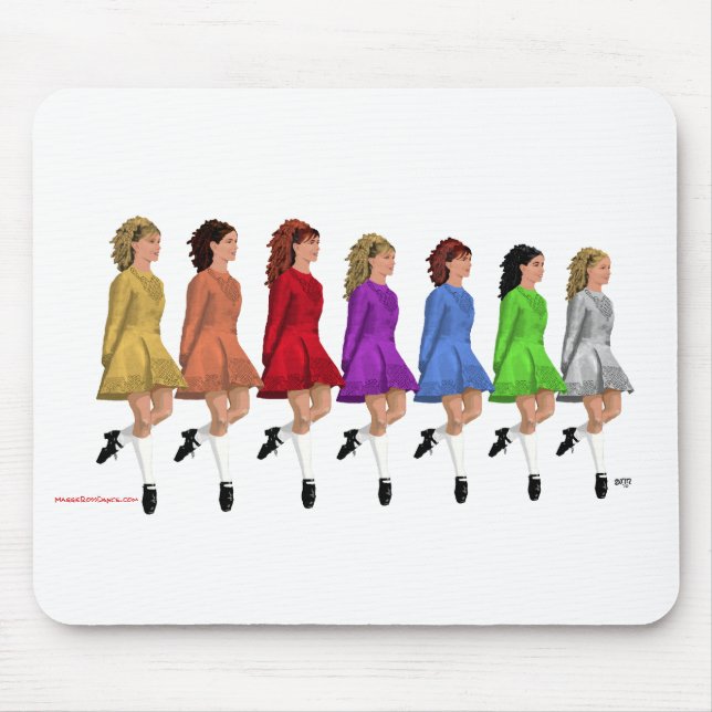 Rainbow Line Mouse Pad (Front)