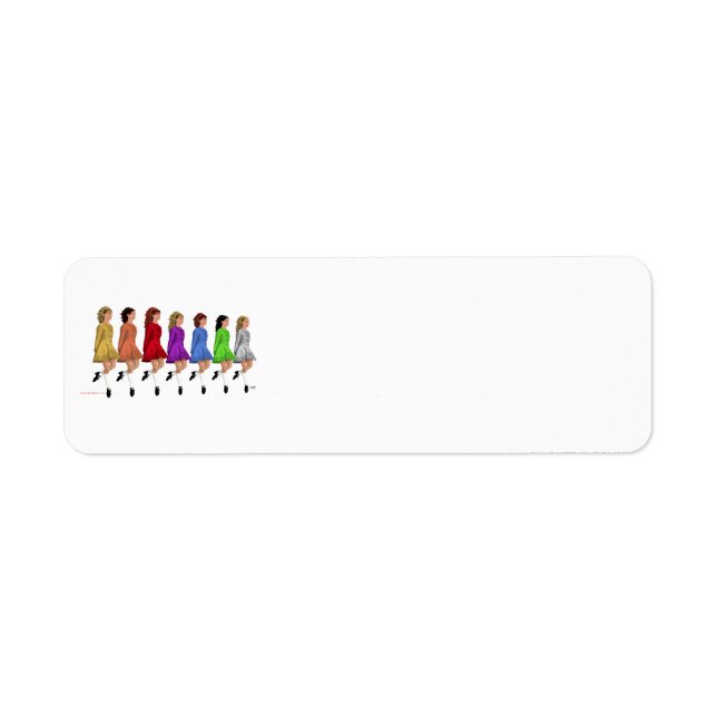Rainbow Line Return Address Label (Front)